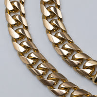 9K Yellow Gold Cuban Curb Link Chain