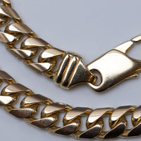 9K Yellow Gold Cuban Curb Link Chain
