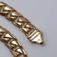 9K Yellow Gold Cuban Curb Link Chain