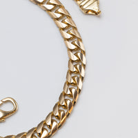 9K Yellow Gold Cuban Curb Link Chain