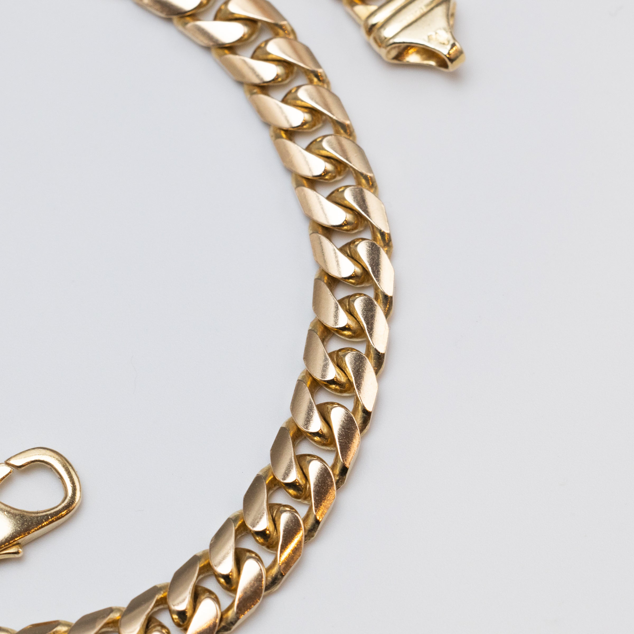 9K Yellow Gold Cuban Curb Link Chain