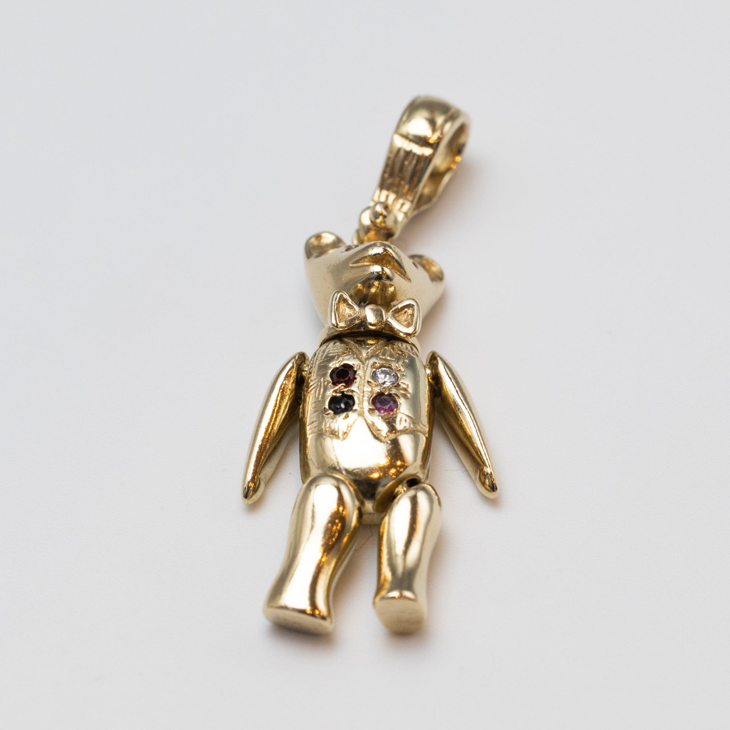 9K Teddy Bear Pendant