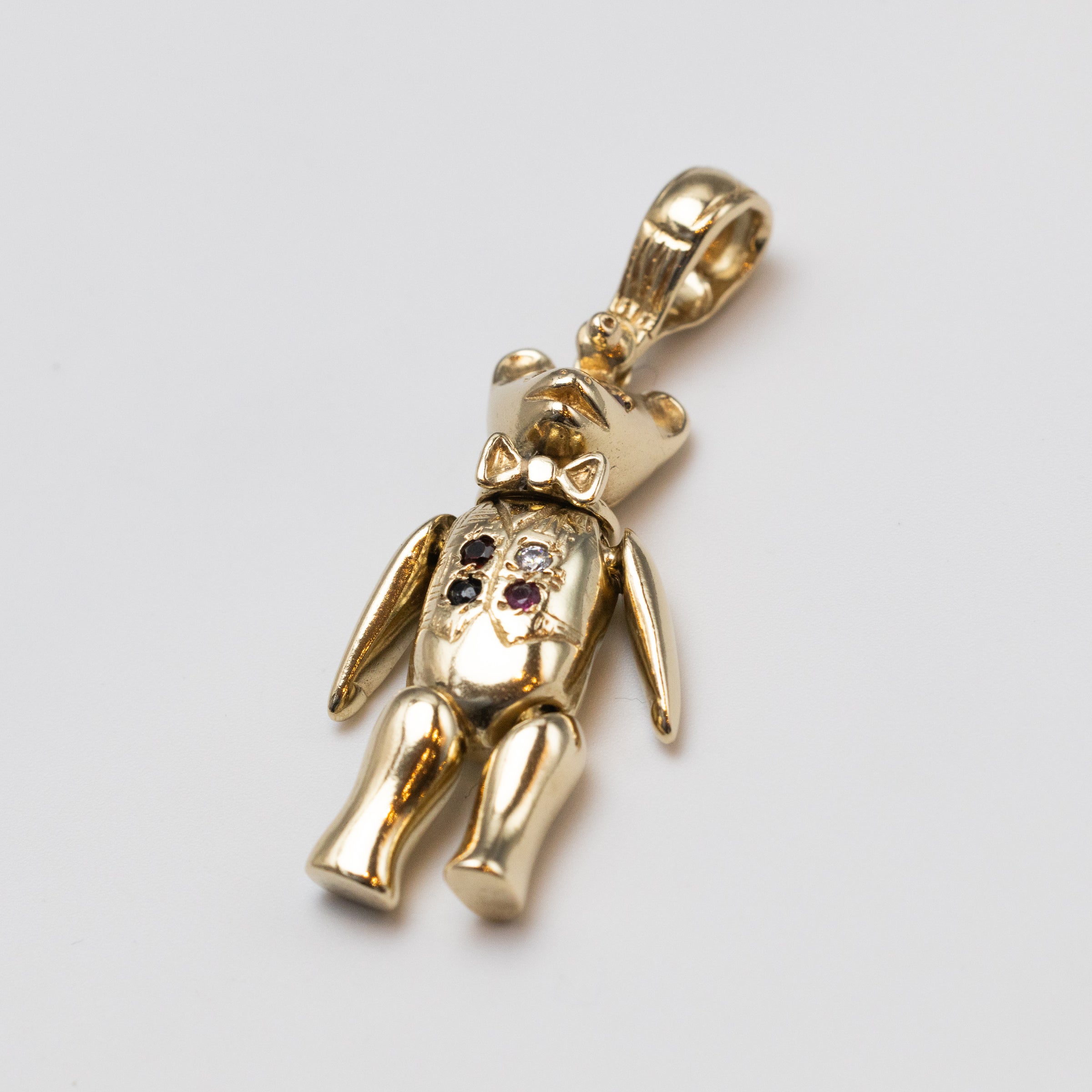 9K Teddy Bear Pendant