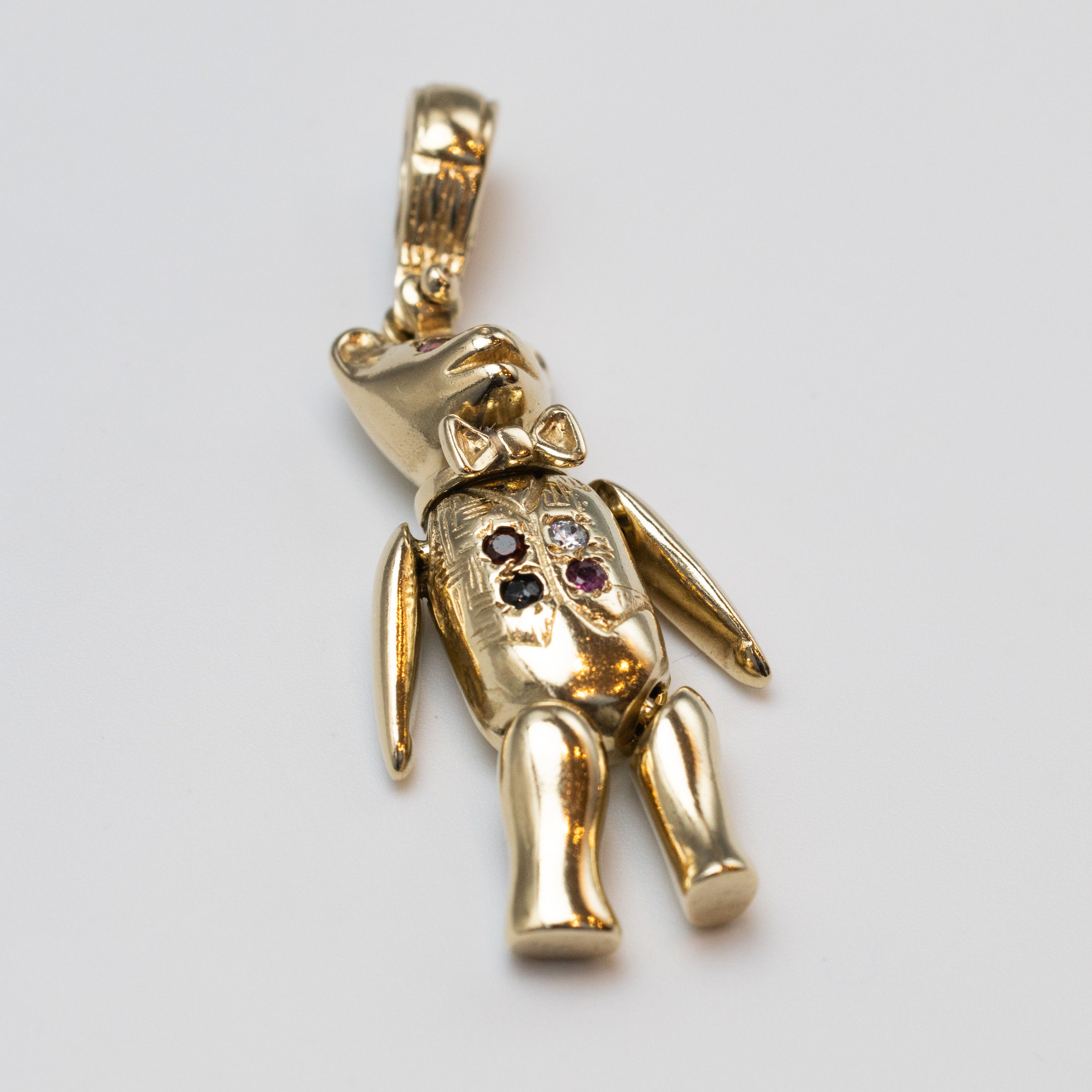 9K Teddy Bear Pendant
