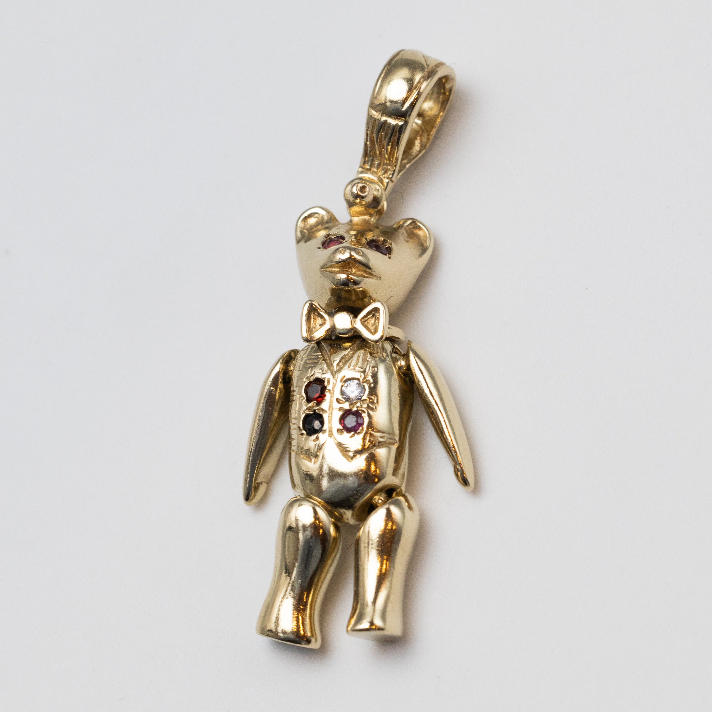 9K Teddy Bear Pendant