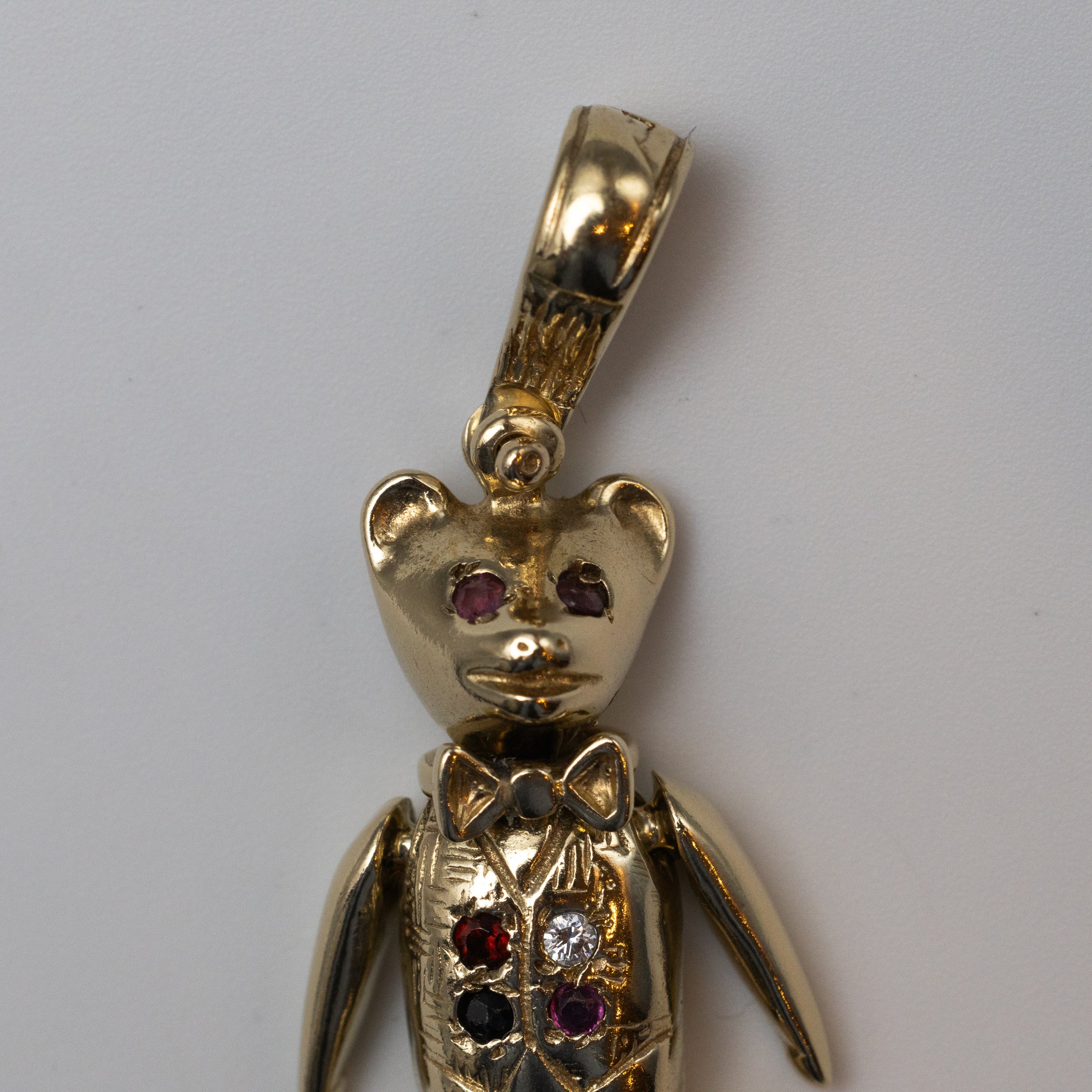 9K Teddy Bear Pendant