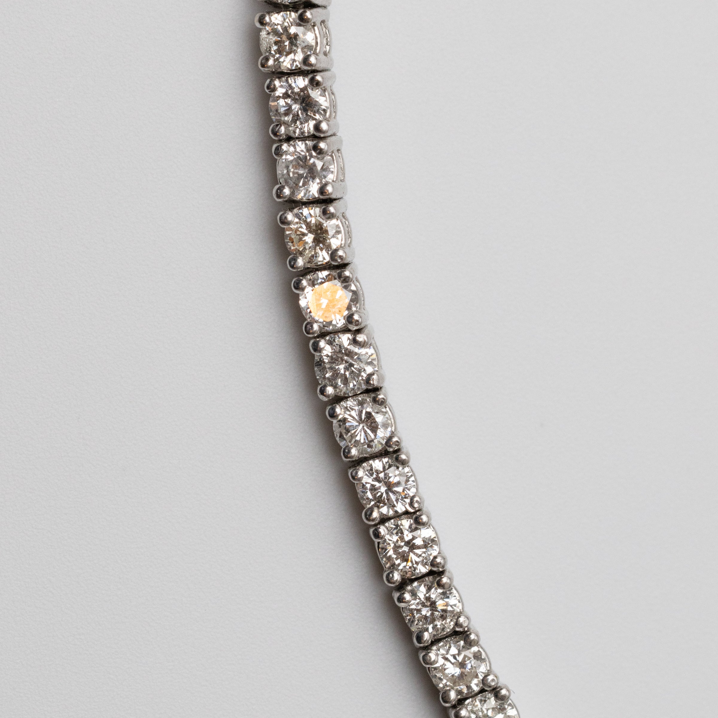 18K White Gold with 6ct Diamond Tennis Bracelet