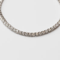 18K White Gold with 6ct Diamond Tennis Bracelet