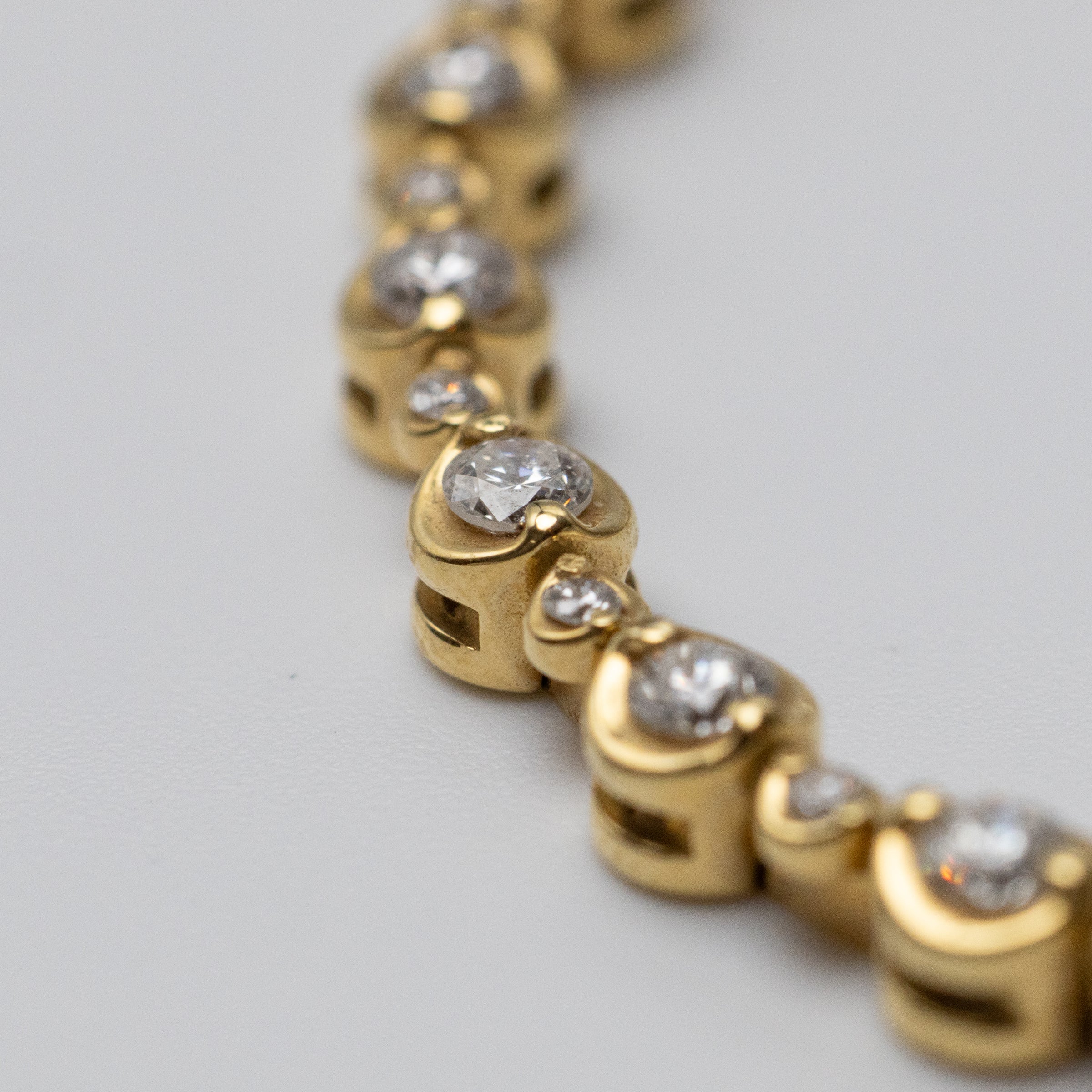 18K Yellow Gold 1.65ct Diamond Bracelet