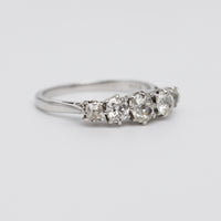 1.02 Carat Old Cut Diamond Victorian Engagement Ring