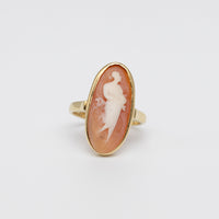 Vintage Oval Cameo Ring