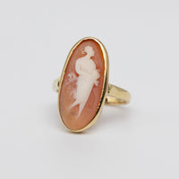 Vintage Oval Cameo Ring