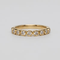 0.49 Carat Bezel Set Diamond Eternity Ring