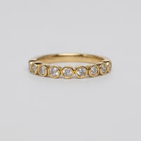 0.49 Carat Bezel Set Diamond Eternity Ring