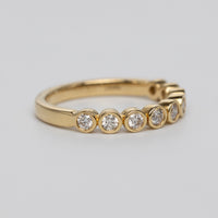 0.49 Carat Bezel Set Diamond Eternity Ring