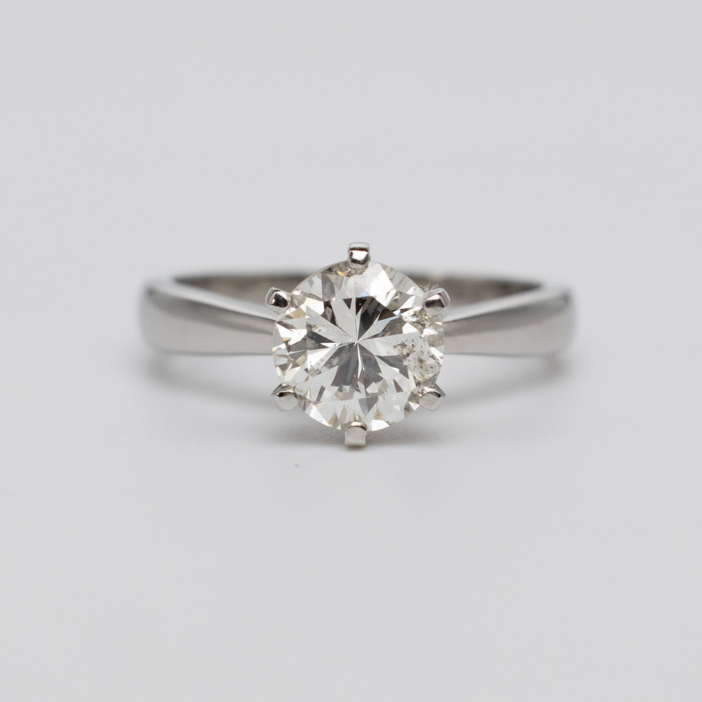 WGI Certified Natural 1.17 Carat Diamond Engagement Ring