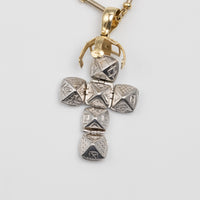 14K Gold Masonic Cross Pendant And Chain