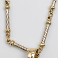 14K Gold Masonic Cross Pendant And Chain