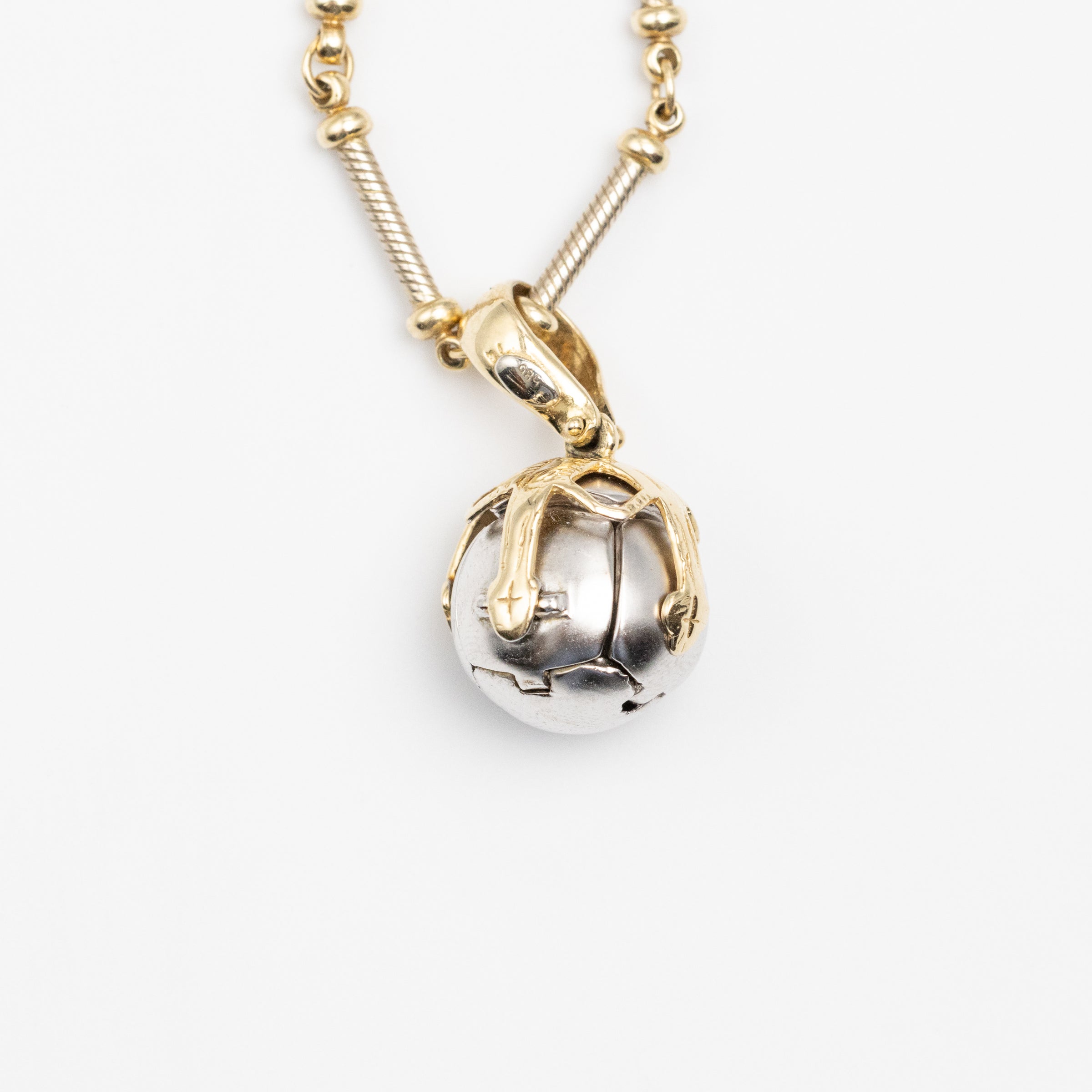 14K Gold Masonic Cross Pendant And Chain