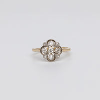 Edwardian Diamond Cluster Ring