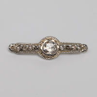 Antique Rose-Cut Diamond Brooch