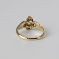 A Pretty Mine-Cut Diamond Ring