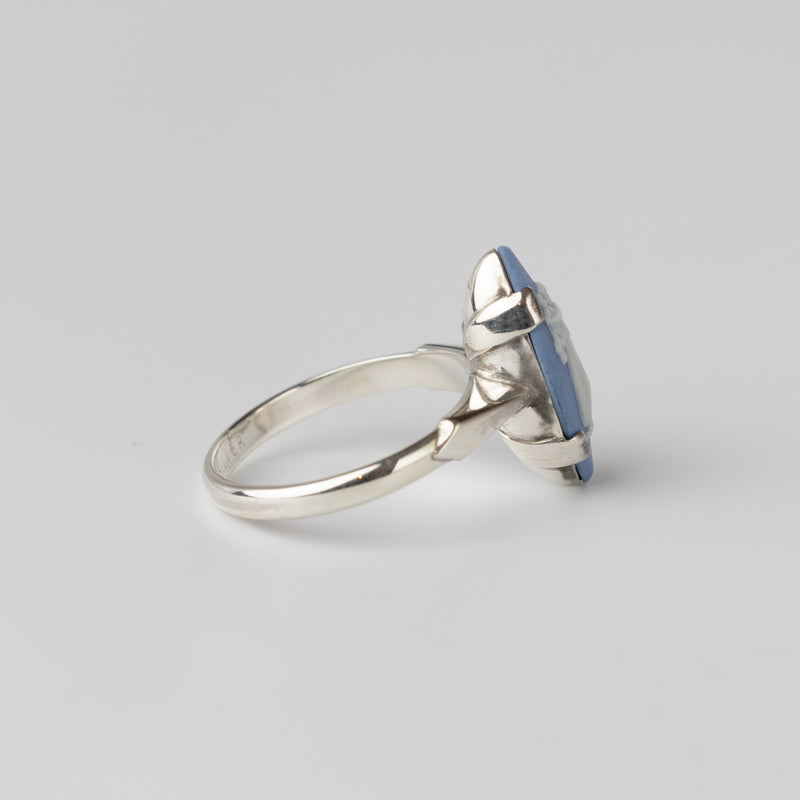 Vintage Silver Wedgewood Ring