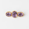 Vintage Amethyst Brooch