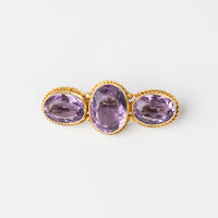 Vintage Amethyst Brooch