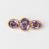 Vintage Amethyst Brooch