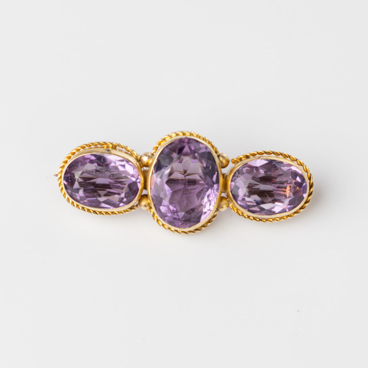 Vintage Amethyst Brooch