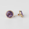 Vintage Amethyst Studs