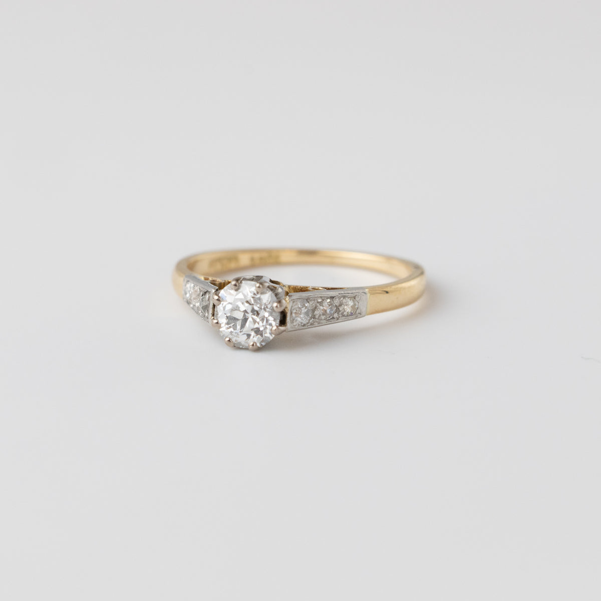 Old-Cut Diamond Engagement Ring