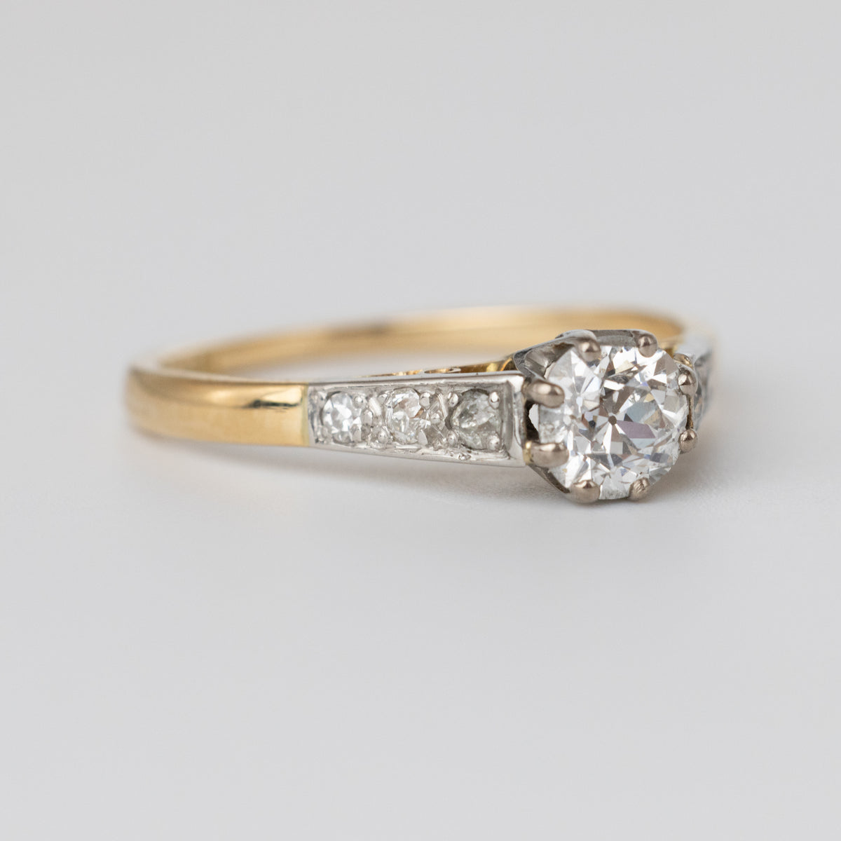 Old-Cut Diamond Engagement Ring