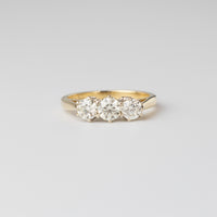 Vintage 1 Carat Diamond Trilogy Ring