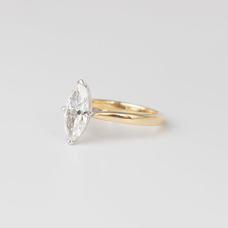 1.5 Carat Marquise Diamond Engagement Ring