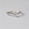 1 Carat Oval Diamond Engagement Ring