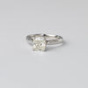 GIA 1.7 Carat Cushion Cut Diamond Ring