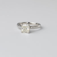 GIA 1.7 Carat Cushion Cut Diamond Ring