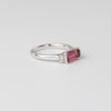 Pink Tourmaline And Diamond Ring