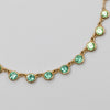 Multi-Coloured Emerald And Diamond Necklace
