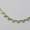 Multi-Coloured Emerald And Diamond Necklace