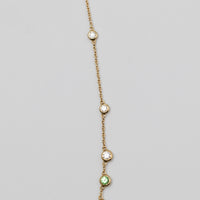 Multi-Coloured Emerald And Diamond Necklace
