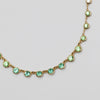 Multi-Coloured Emerald And Diamond Necklace