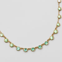 Multi-Coloured Emerald And Diamond Necklace