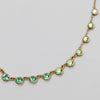 Multi-Coloured Emerald And Diamond Necklace