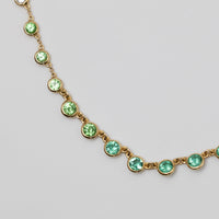 Multi-Coloured Emerald And Diamond Necklace