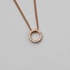 A Pretty Rose Gold Diamond Pendant