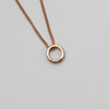A Pretty Rose Gold Diamond Pendant