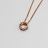 A Pretty Rose Gold Diamond Pendant